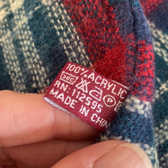 G Brand Infinity Plaid Scarf - Picture 5 of 5